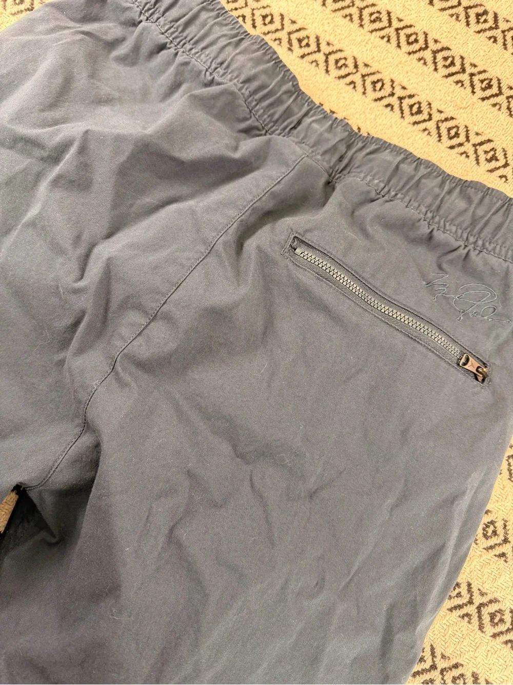 Mens Jordan Essential Woven Pants Small Navy Blue Casual Track joggers gym run S